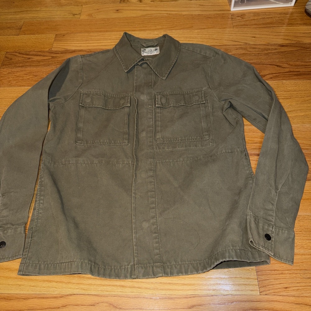 Vans Joel Tudor Army Green Casual Military Utility Field Cotton Jacket M